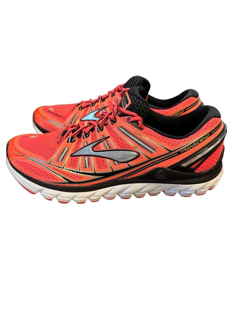 Brooks Mens Size 11.5 Transcend Ultimate Ride 1101571D908 Sneakers Running Shoes